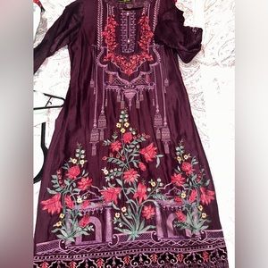 Maria B winter Linen and Velvet Size M